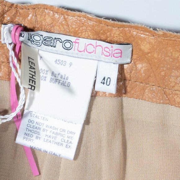 Emanuel Ungaro Fuchsia Leather pants - Size 6 - Picture 12 of 14